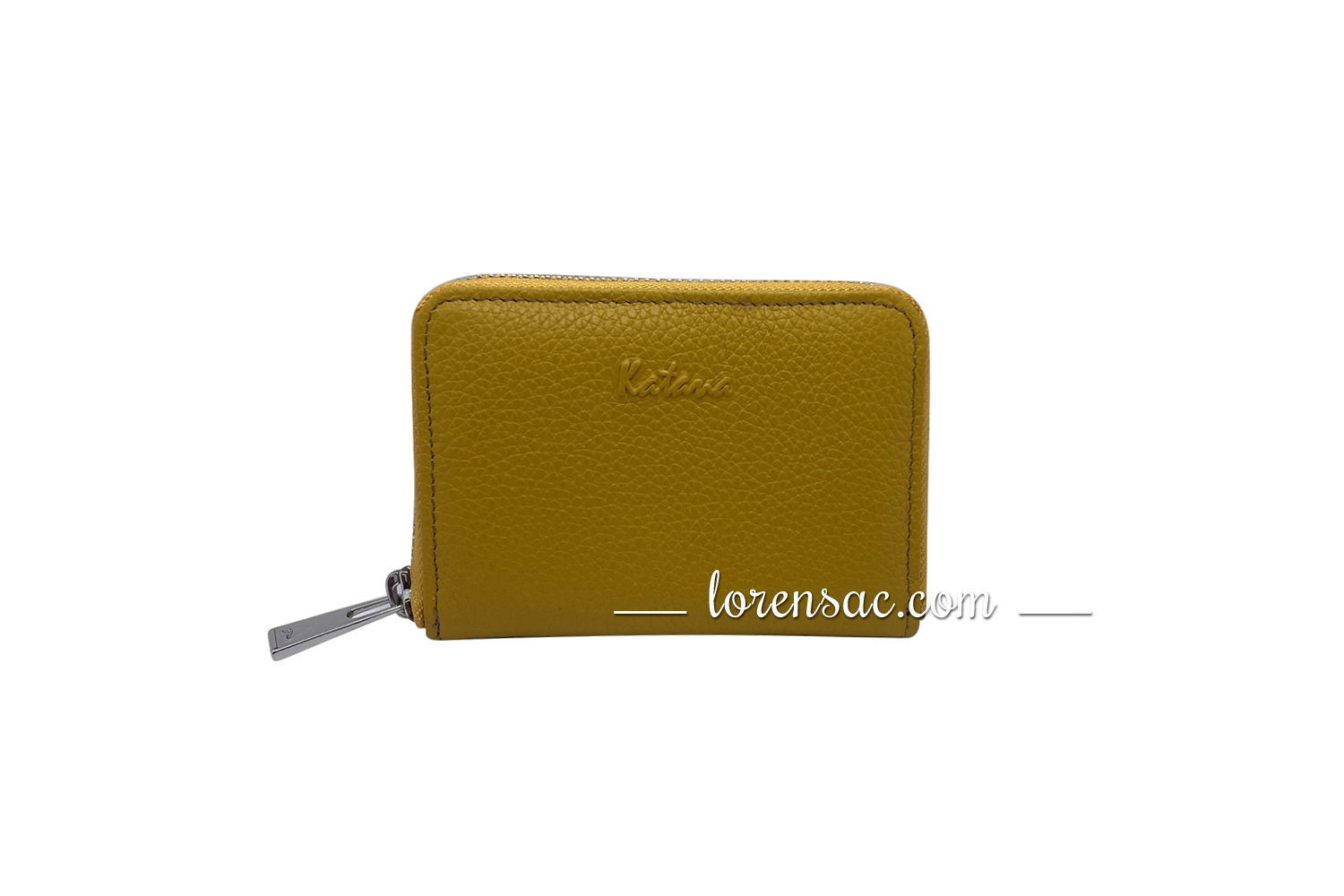 Porte carte anti rfid cuir jaune